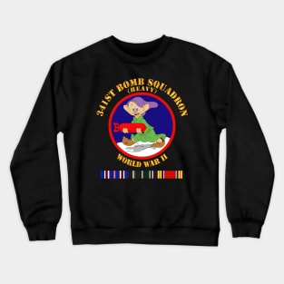 341st Bomb Squadron - WWII w EU SVC Crewneck Sweatshirt